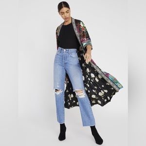 Alice Olivia reversible silk robe size S PRICE IS FIRM